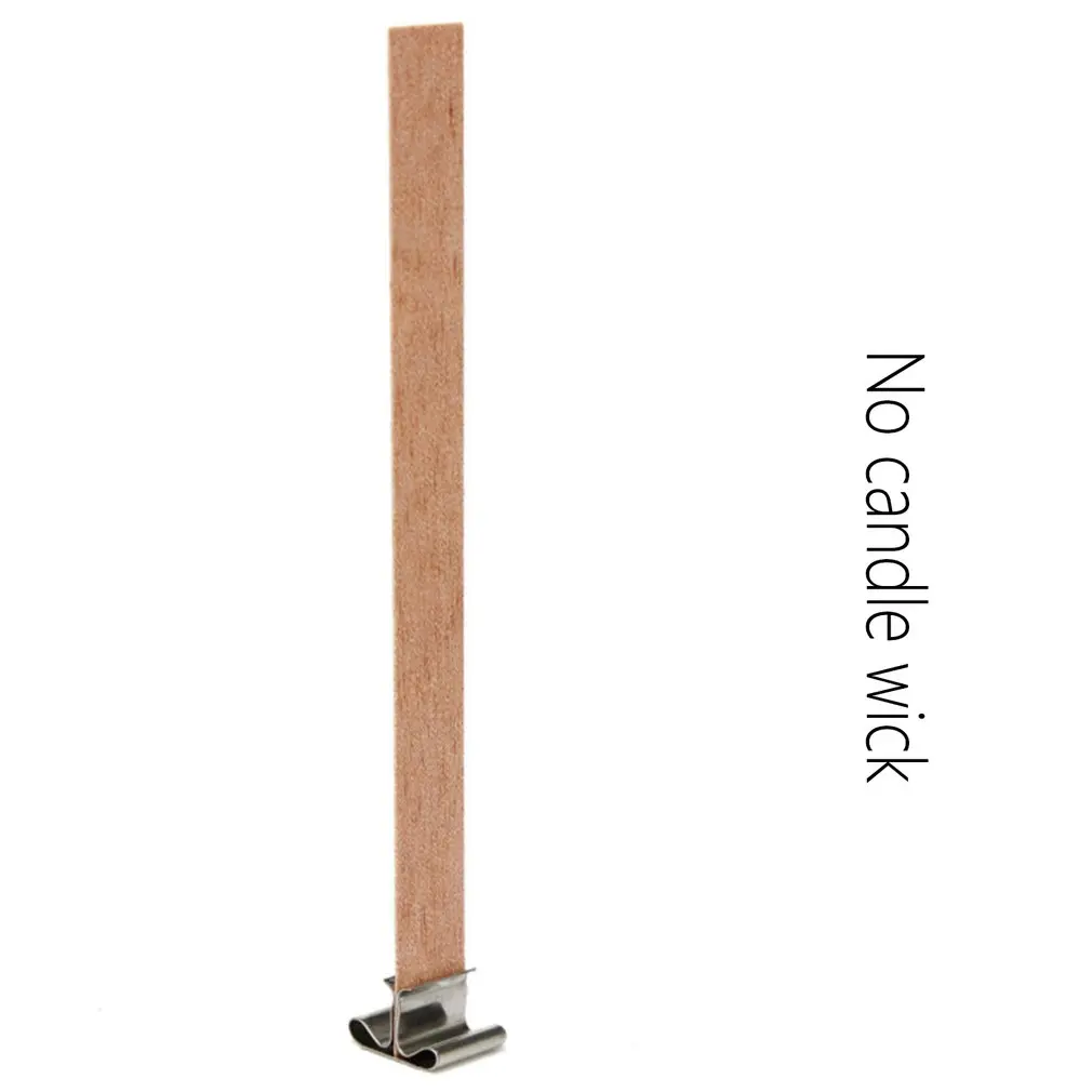 Деревянный фитиль восковая свеча ручной работы деревянный сердечник с