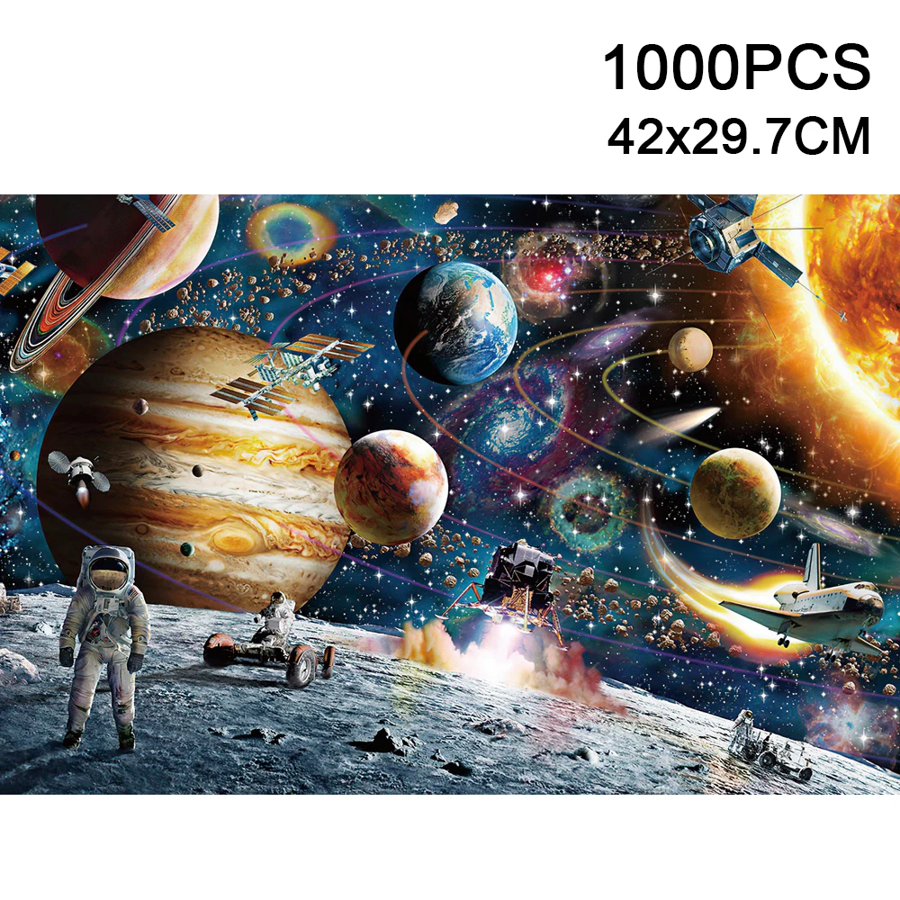42*29 7 см 1000 штук Развивающие головоломки игрушки декорации космические звезды