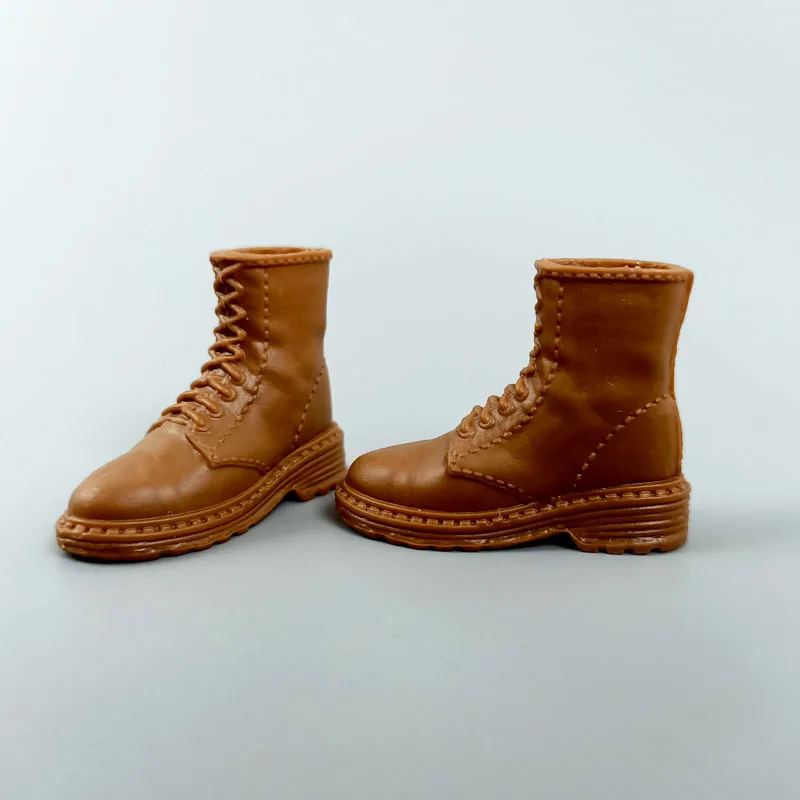 

Brown Dolls Accessories Shoes Bootie For Barbie Doll Flat Fashion Short Boots For Blythe 1/6 BJD Dollhouse Kids & Baby DIY Toys