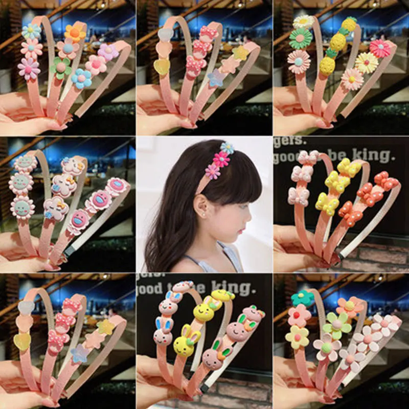 

Child's Headband Super Cute Child's Headwear Anti-Skating Headwear Kids Princess Girl Flower Hairpin for Girls Hair Accessories