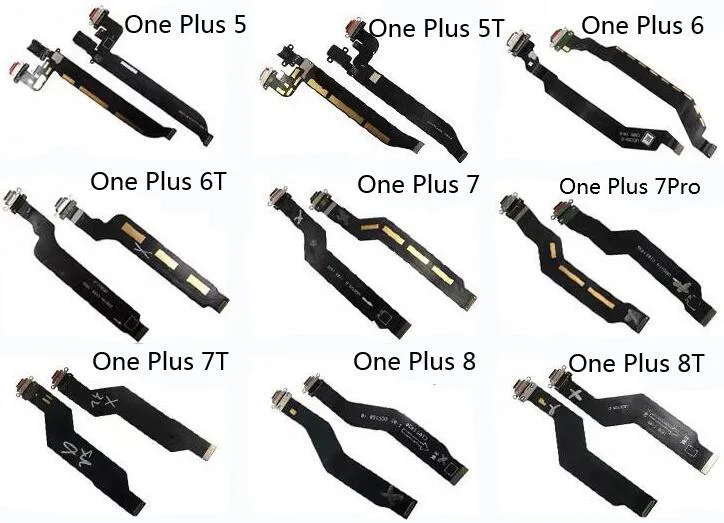 Для OnePlus 1 2 3 3T 5 One Plus 5T ONE 6 6T 7T X 8 USB порт для зарядки док разъем плата гибкий