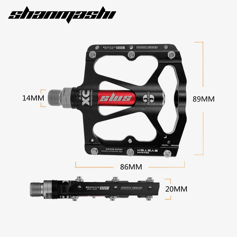 Педаль горного велосипеда алюминиевый сверхлегкий 3 подшипника vtt velo педаль bmx spd