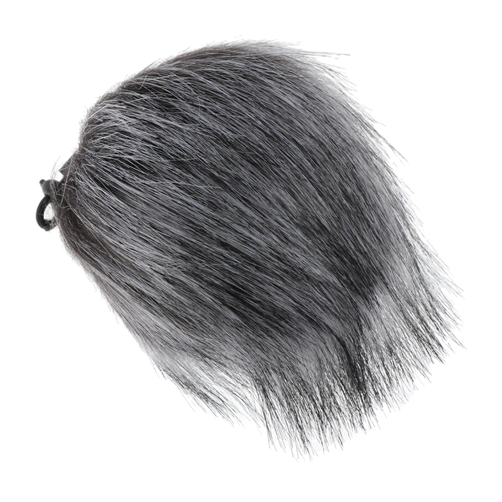 

Furry Microphone Windscreen Mic Cover Windshield Interview Wind Muff 11x7cm
