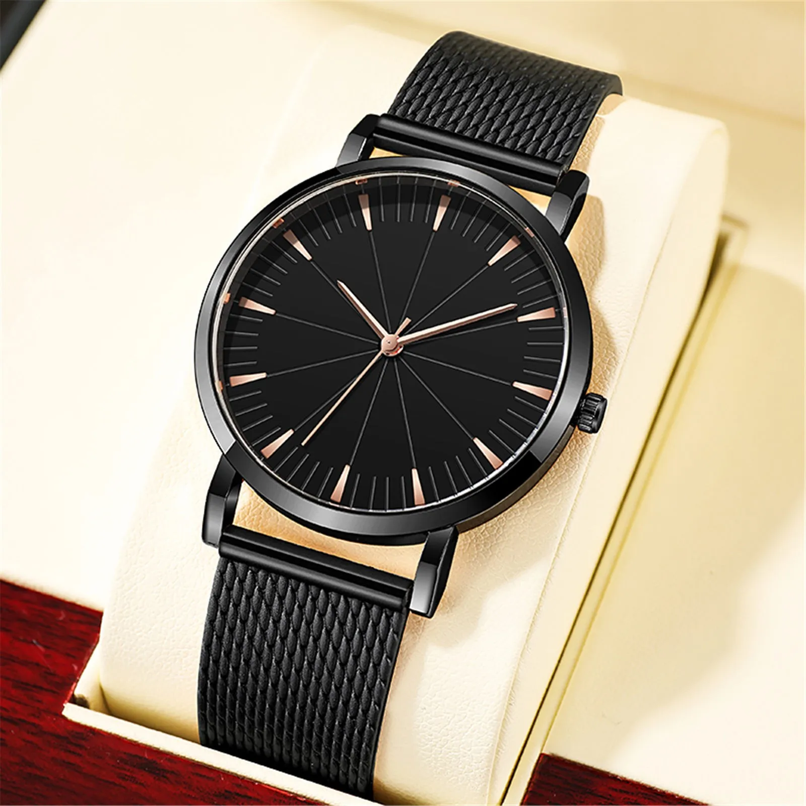 

2021 Relogio Masculino Watches Men Fashion Sport Stainless Steel Case Leather Band Watch Quartz Business Wristwatch Reloj Hombre