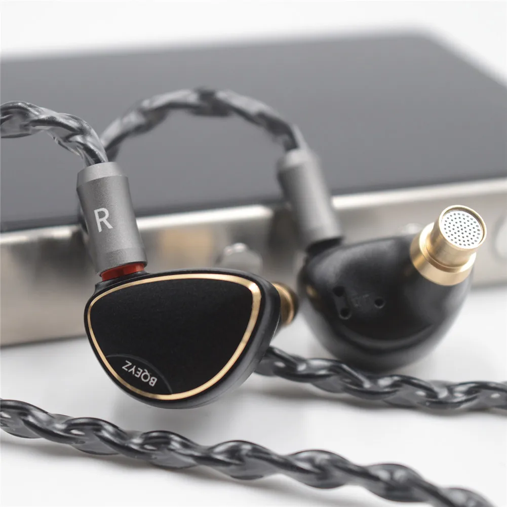 Наушники BQEYZ Spring 1 пьезоэлектрические гибридные Hi-Fi наушники с балансировкой