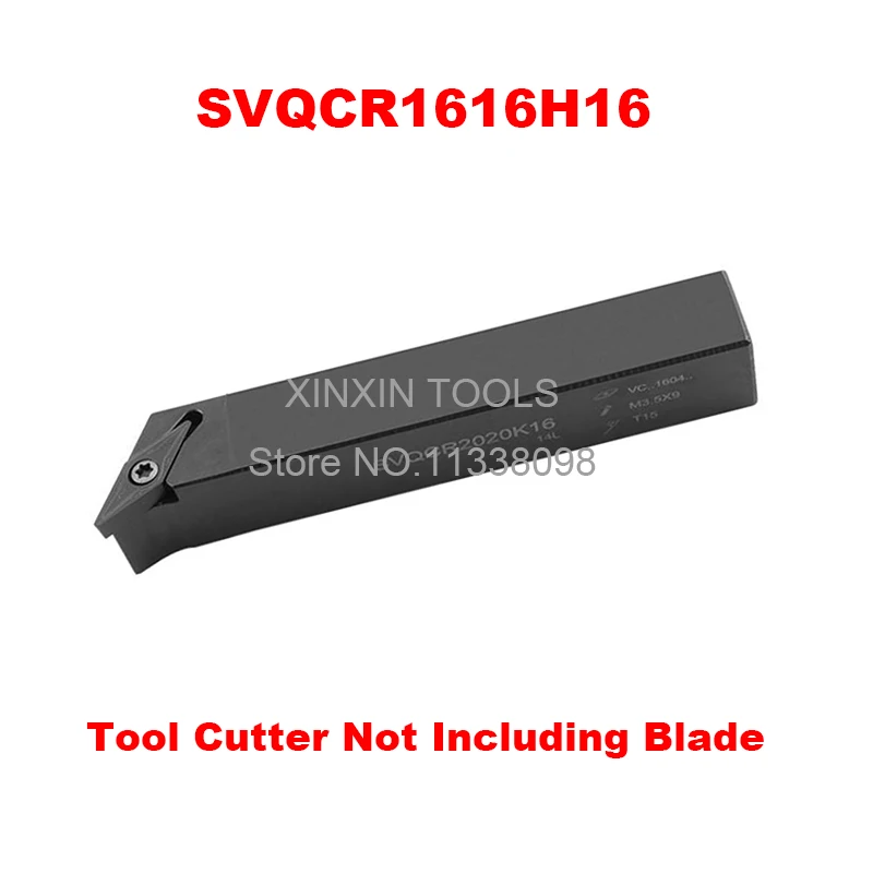 

Держатель инструмента для токарного станка SVQCR1616H16/ SVQCL1616H16, держатель инструмента для токарного станка с ЧПУ, 117,5 градусов, резец для токарно...