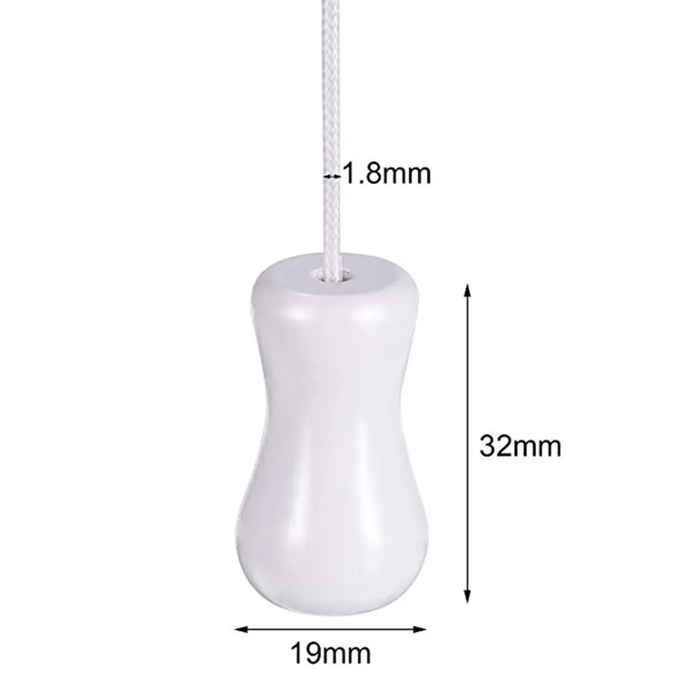 Белый веревочный шнур для затенения 55 ярдов/рулон с 4 деревянными подвесками