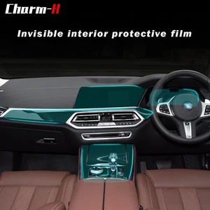 for bmw x5 g05 rhd car interior screen protector central control navigation display gear tpu transparent protective film sticker free global shipping