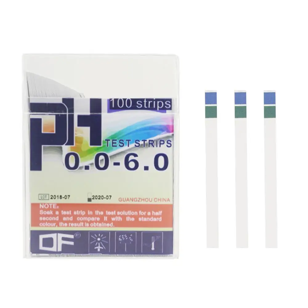 0.0-6.0 20 коробок/лот тест-полоски PH ph0-14/5,5-9,0 Премиум Лакмус тест er бумага идеально подходит для воды, почвы ph Тест, обнаружение амниотической жидкости - Цвет: 0.0-6.0
