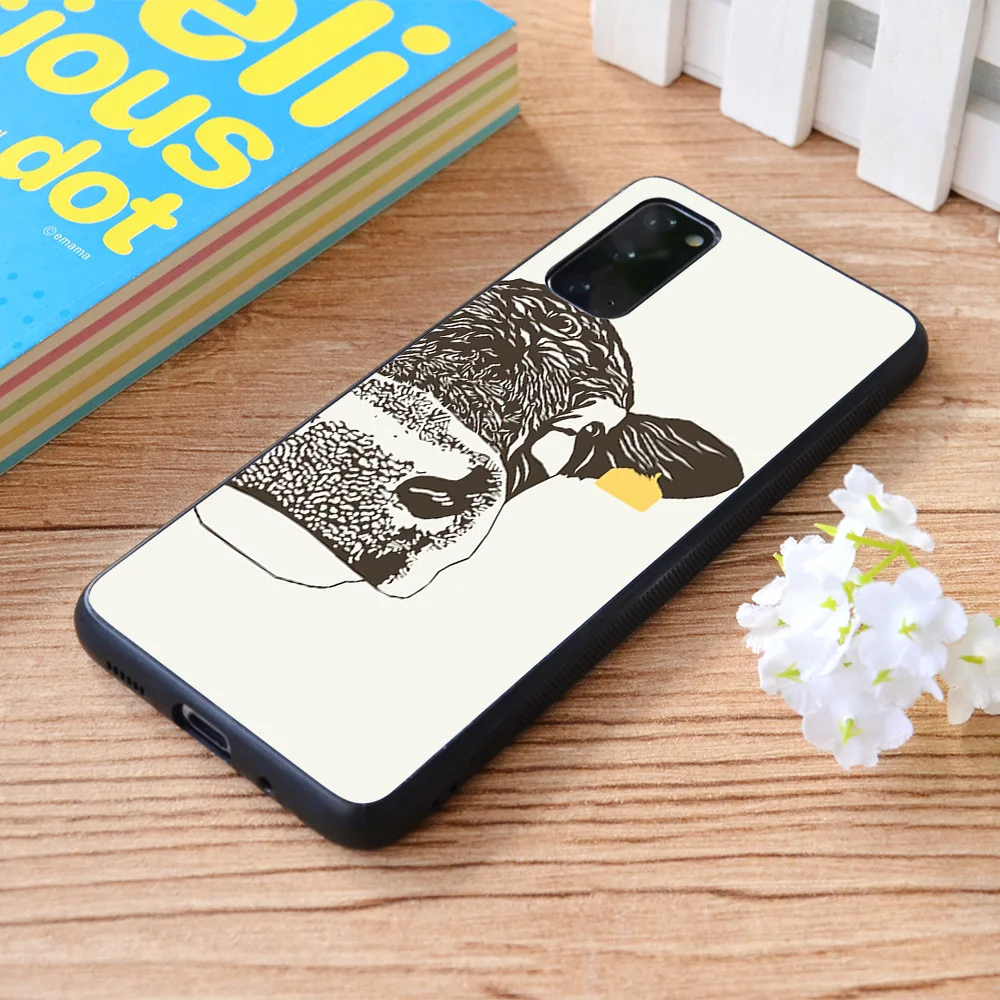 For Samsung Galaxy Lady Cow Soft TPU border Samsung Galaxy Case