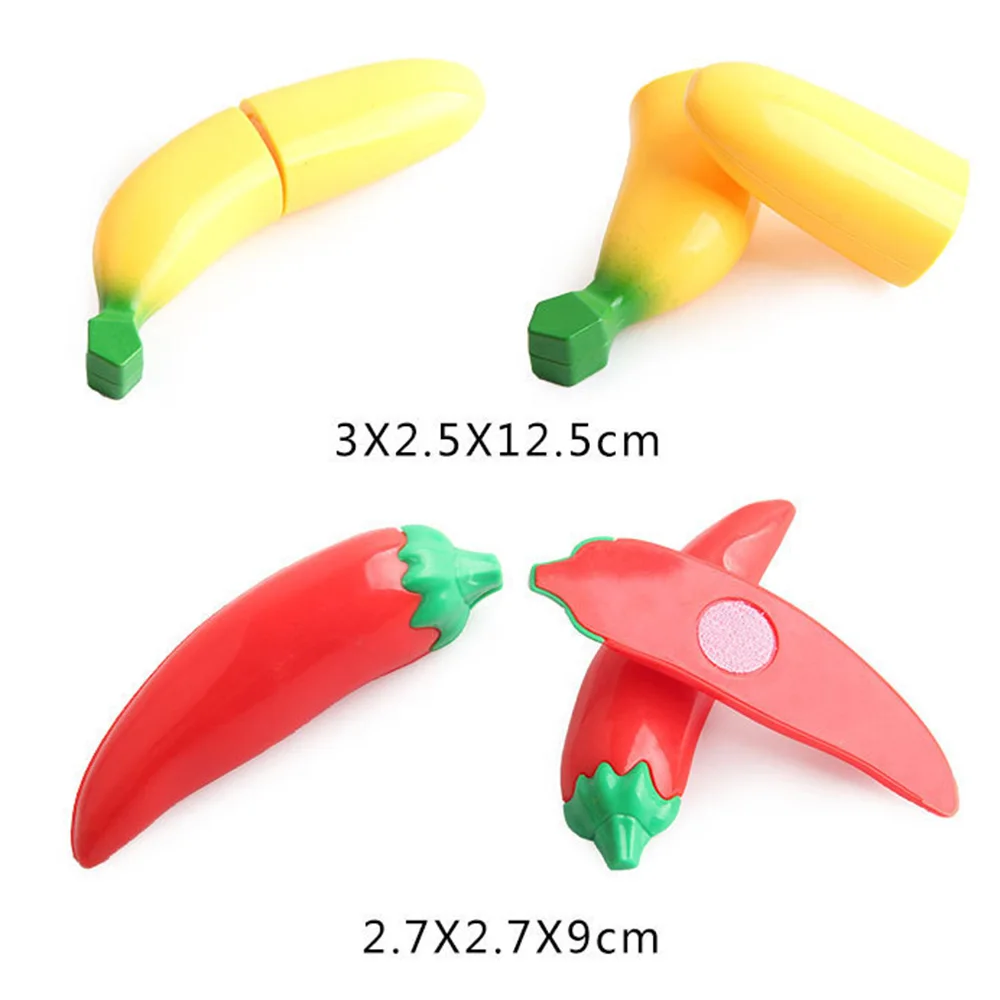 

Funny Children Pretend Role Play Plastic Kitchen Fruit Vegetables Cutting Toys Set Kid Classic Educational Pretend Toy Game Gift