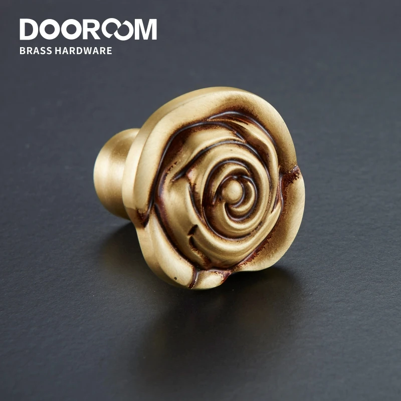 Латунные ручки Dooroom мебели и шкафа комод шкаф дверь ящик коробка для обуви