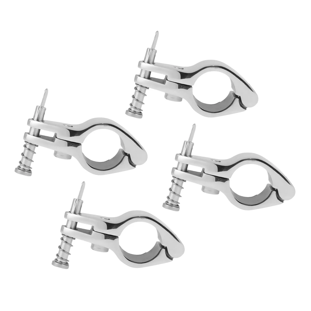 4 шт. зажим для крышки лодки подходит трубки из нержавеющей стали с наружным
