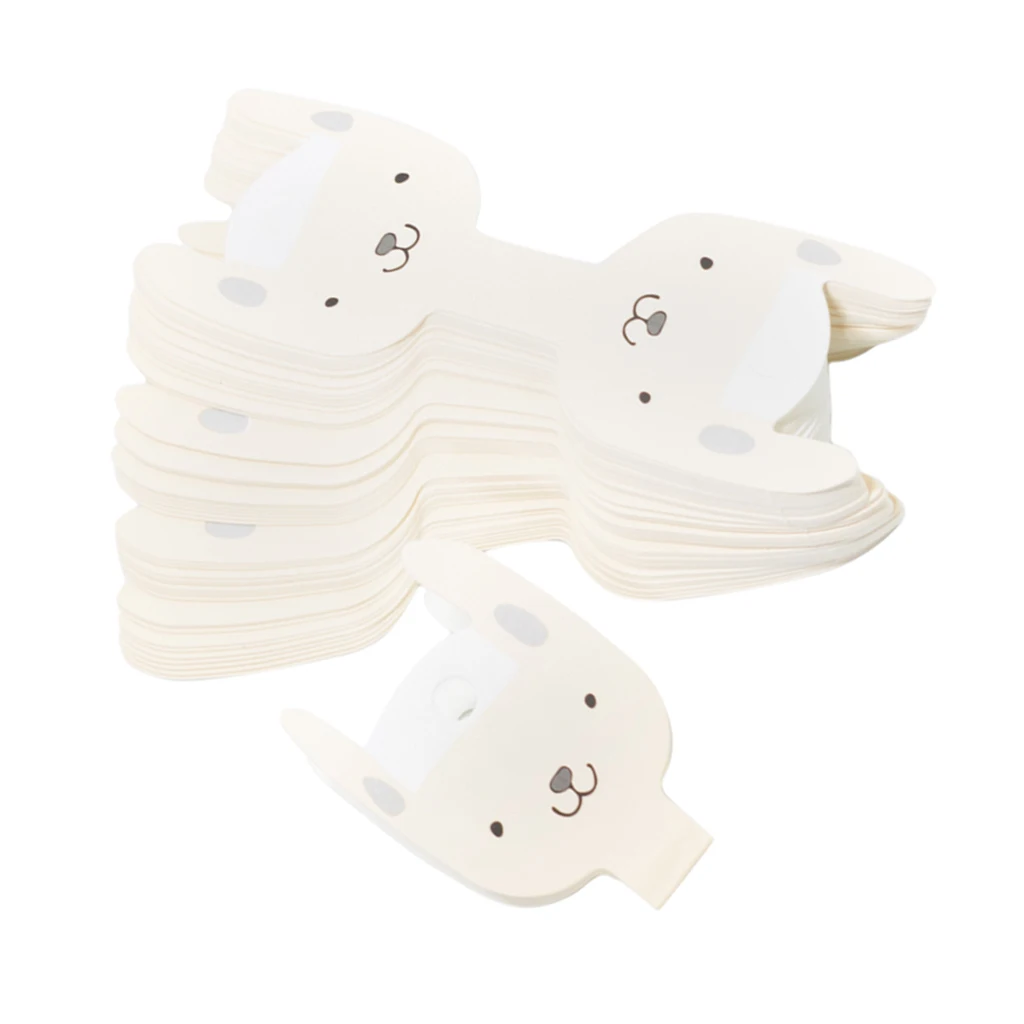 

50x Cute Dog Kids Hair Clip Card Paper Display Cards Hairpin Packaging Cards