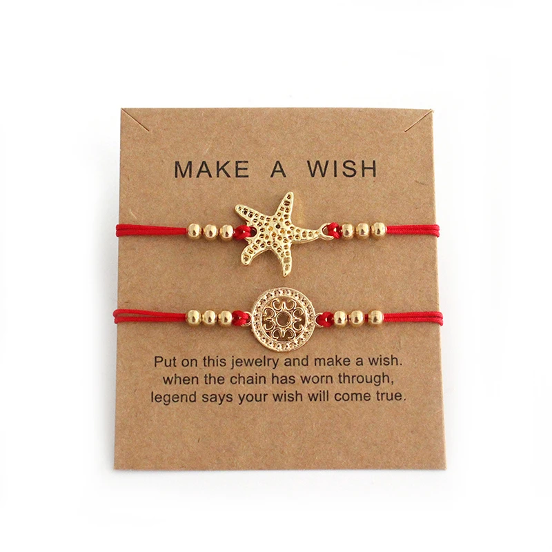 1 шт. изысканный женский браслет ручной работы с золотой металлической рыбьей