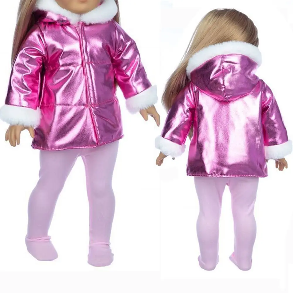 

2021 New Down jacket + leggings Doll Clothes Fit For 18inch/43cm Baby Doll Clothes Doll Accessories Doll Dressing UP Supplies