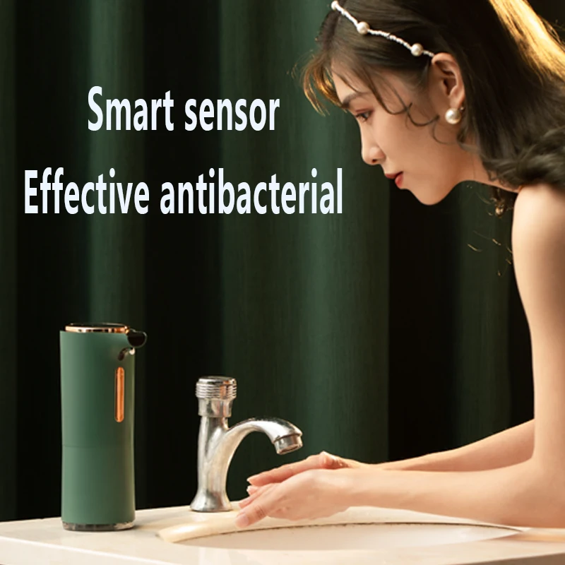 

New Product Portable Soap Dispenser Non-contact Automatic Induction Foaming Soap Dispenser 300ml