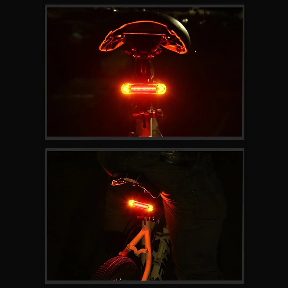 

USB Charging Bicycle Turn Signal LED Wireless Remote Control Mountain Bike Cycling Taillight Outdoor Night Riding Warning Light