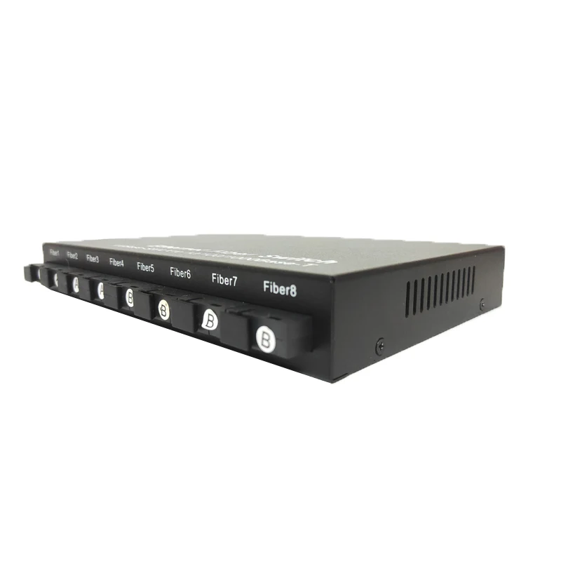 8Port 10/100/1000M Ethernet Switch 8 Fiber Port 2 Port UTP RJ45 Gigabit Erhetnet Switch FTTH  fiber optic media converter