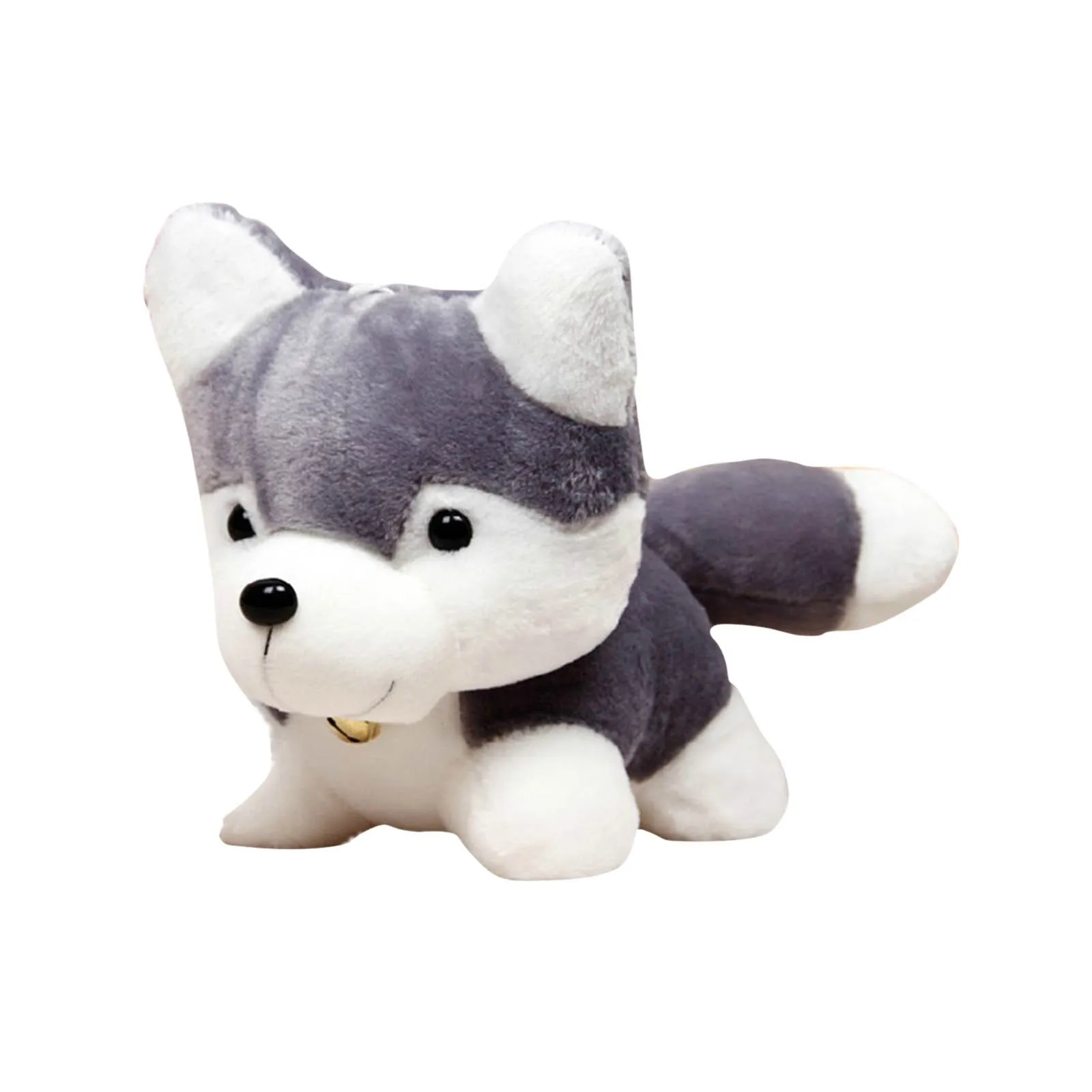 Плюшевая игрушка в виде щенка хаски необычная Строительная мягкие и удобные