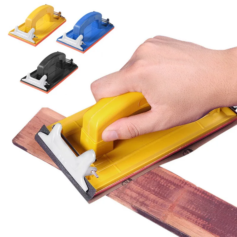 

Hot Sandpaper Holder Grinding Polish Tool Walls Woodworking Polishing Abrasive Tool Wall Sand Board Special Frame Sander Tool