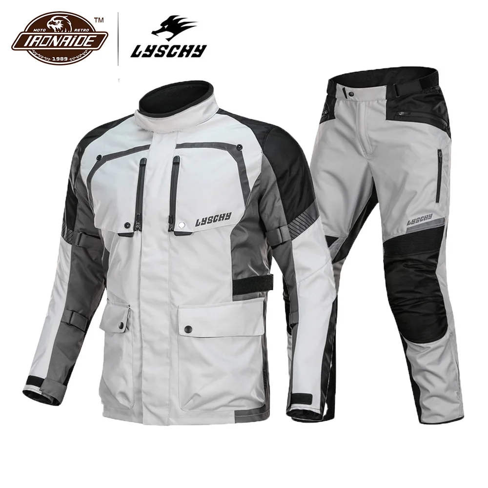 LYSCHY мотоциклетная куртка водонепроницаемая гоночная для верховой езды со