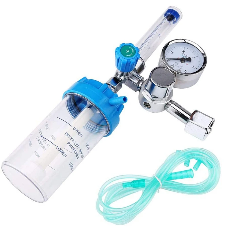 

Promotion! Oxygen Flow Meter Oxygen Flowmeter Pressure Gauge Oxygen Pressure Valve Regulator 0-10L/Min Internal Thread G5/8
