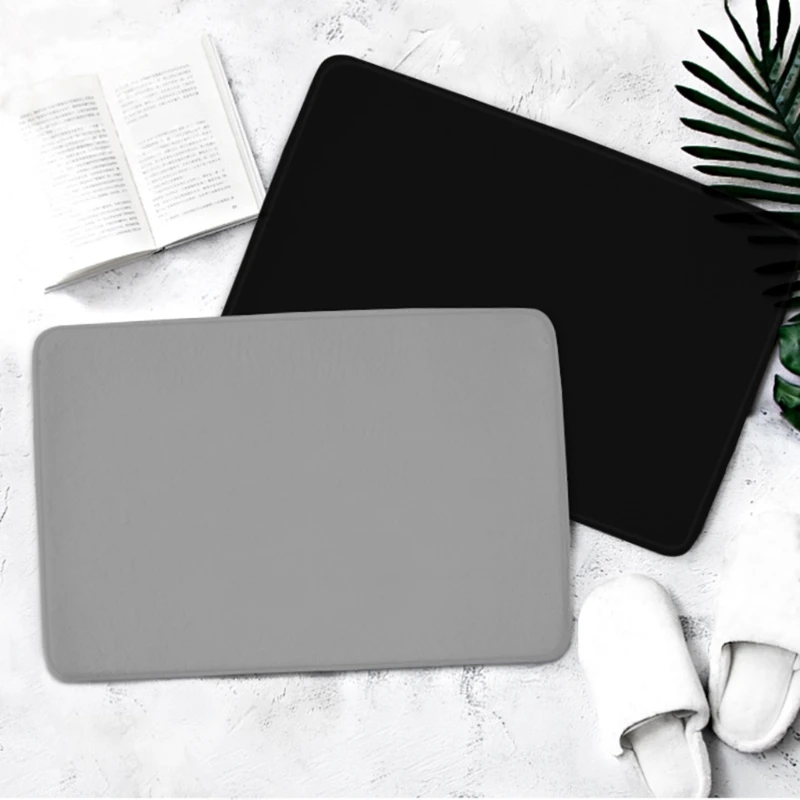 

Indoor Absorbent Super Comfortable Soft Non-Slip Coral Washable Bathroom Rugs N58C