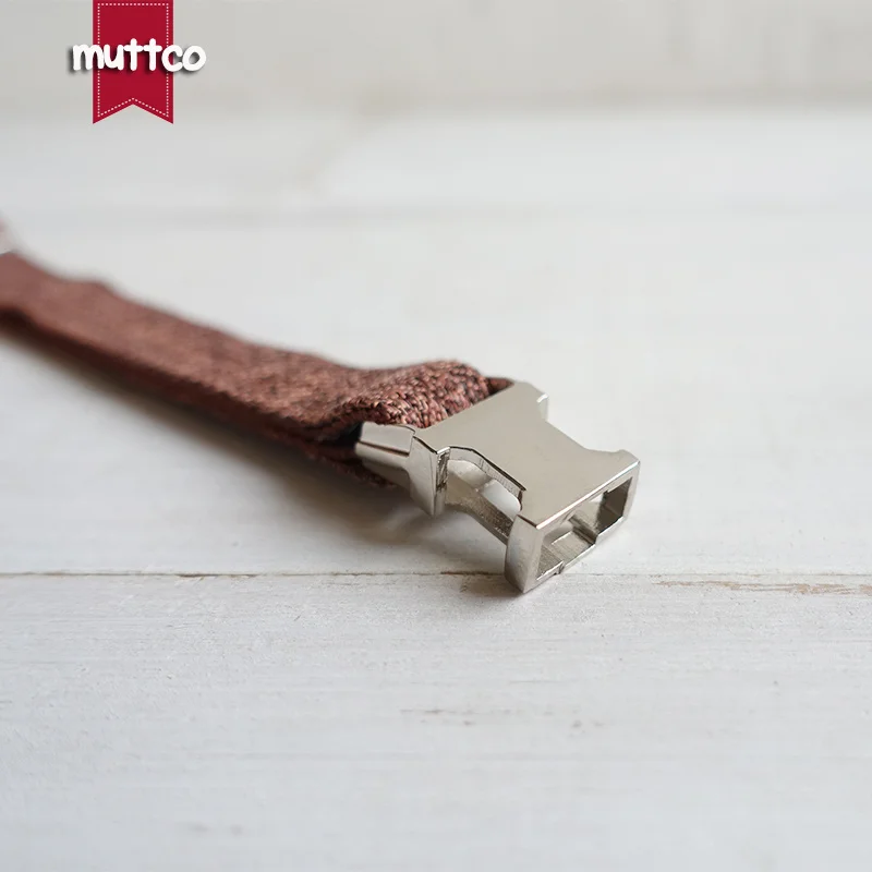 MUTTCO розничная продажа модный дизайн ручная работа высококачественный ошейник с