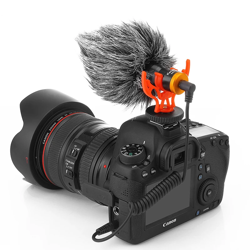 

Condenser Microphone Camera Video Record Video Micro Mini Microphone for DSLR Camera iPhone Android Smartphones Mac Tablet