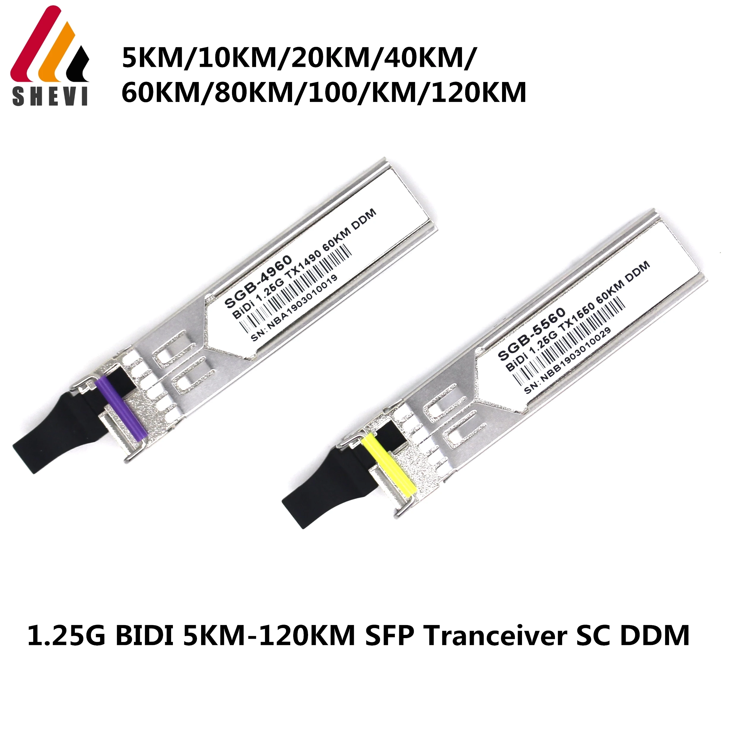 1 пара модуль SC SFP Gigabit DDM BIDI mini gbic 1000 Мбит/с волоконно оптический трансивер sfp