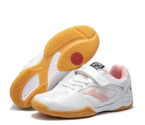 Розовый Брендовая детская обувь для настольного тенниса Zapatillas Deportivas Mujer Masculino ping ракетка спортивная обувь кроссовки - Цвет: Розовый