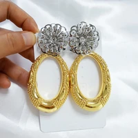 african trendy fashion designs big earrings drop earrings wedding party earrings sets