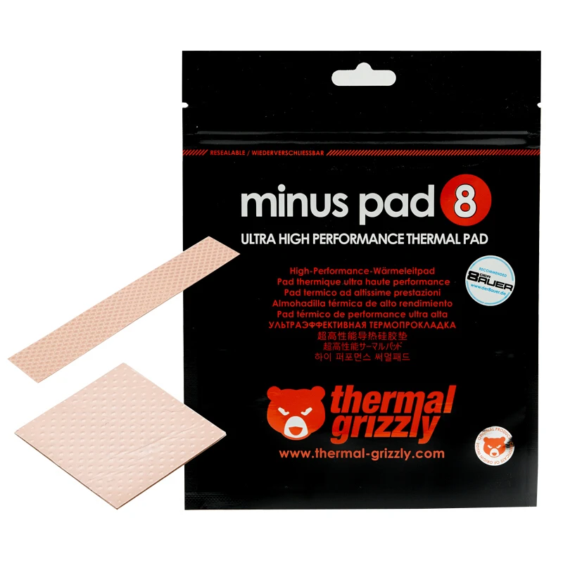 

Thermal Grizzly Minus Pad Disguised Thermal Pad For Computer Laptop CPU GPU VGA Video Card Cooling Heat conduction Gap Slices