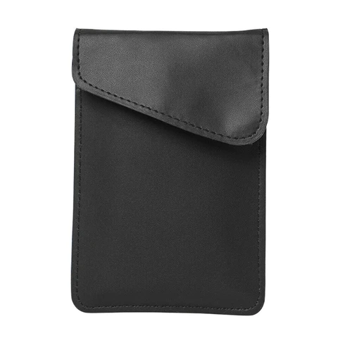 Черная сумка Фарадея с блокировкой сигнала автомобильного ключа с защитой от мошенничества RFID, сотовый телефон 1XCB