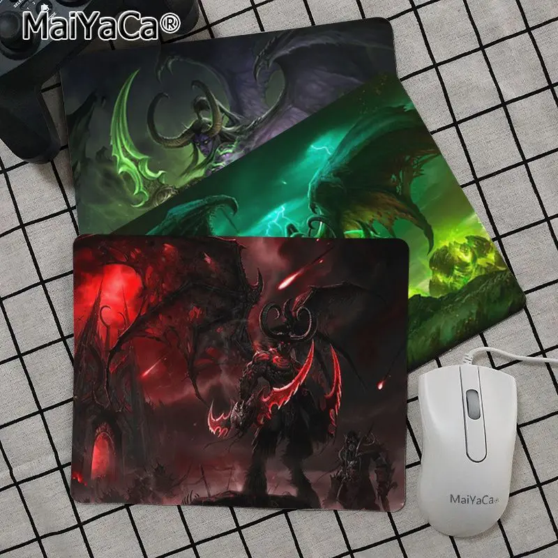 Maiya высокое качество World of Warcraft Illidan Stormrage прочный резиновый коврик для мыши лидер