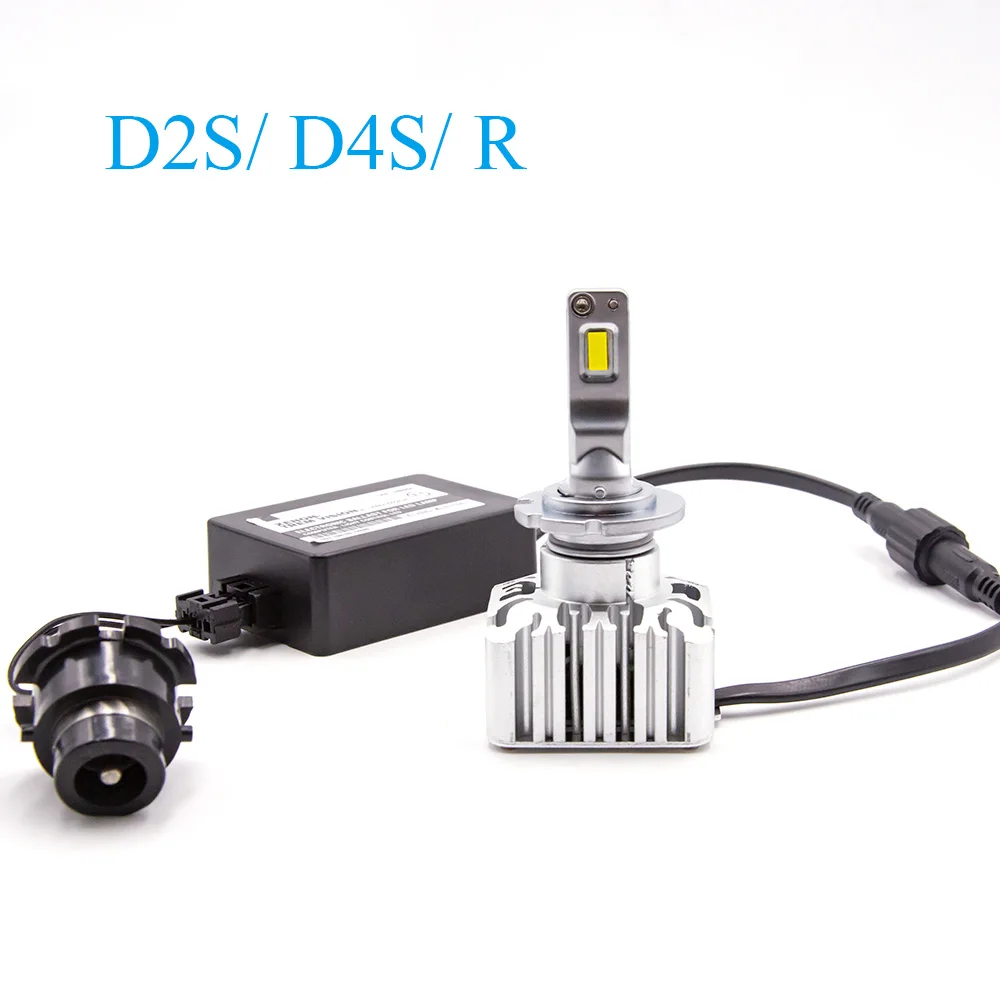 Комплект светодиодных фар D1S D2S D3S D4S без ошибок подключение к оригинальному