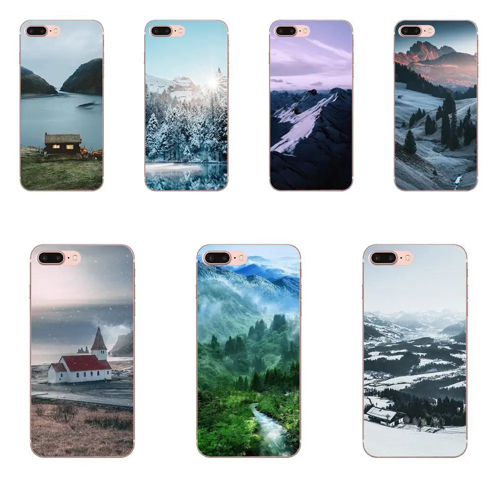 Классический прозрачный мягкий чехол Mountain River And House для Xiaomi Redmi 3 3S 4 4A 4X 5 6 6A 7 K20 Note 2