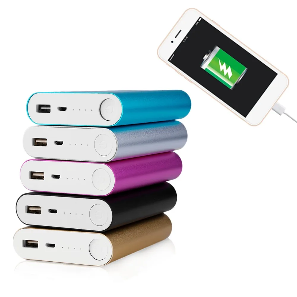 10400mAh DIY Power Bank 4*18650 Battery Box Case Kit Universal USB External Backup Charger Powerbank For All Cell Phones | Электроника