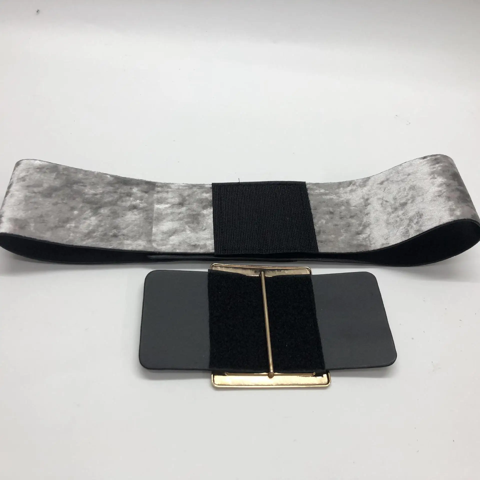 [EAM] 2020 новый стиль замшевый ремень с пряжкой на талии однотонный универсальный