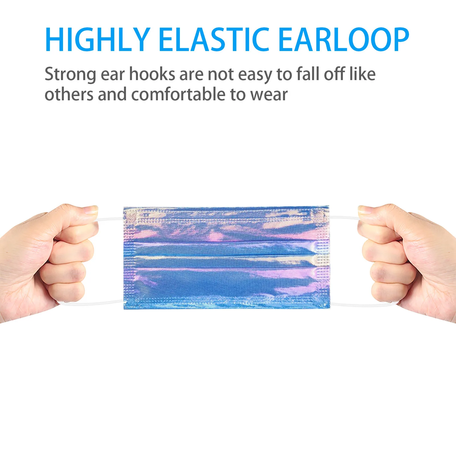 10 шт. одноразовые градиентные маски для лица 3 слоя | Тематическая одежда и