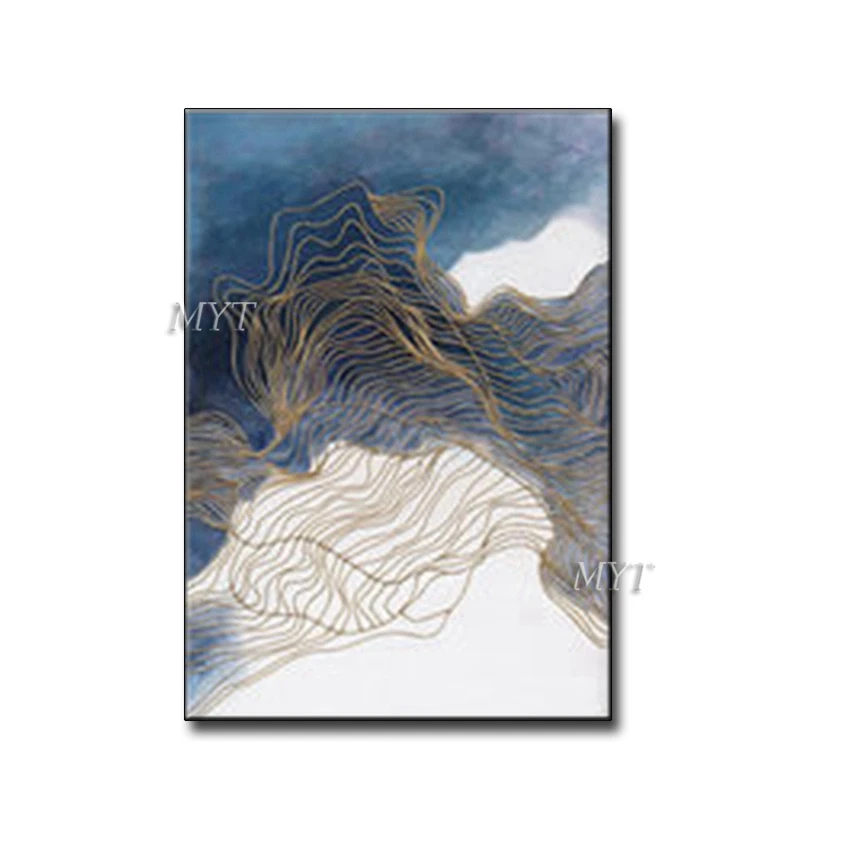 no frame painting MYT бескаркасные 2 шт. ручная работа картина маслом настенные картины холст искусство Декор картина маслом на холсте для домашнего декора без рамы - Цвет: no frame painting