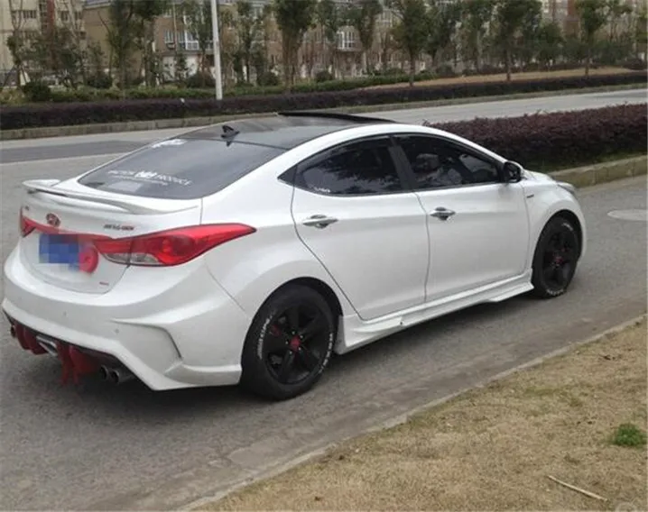 Спойлер для Hyundai Elantra спойлер из АБС пластика автомобильного заднего крыла