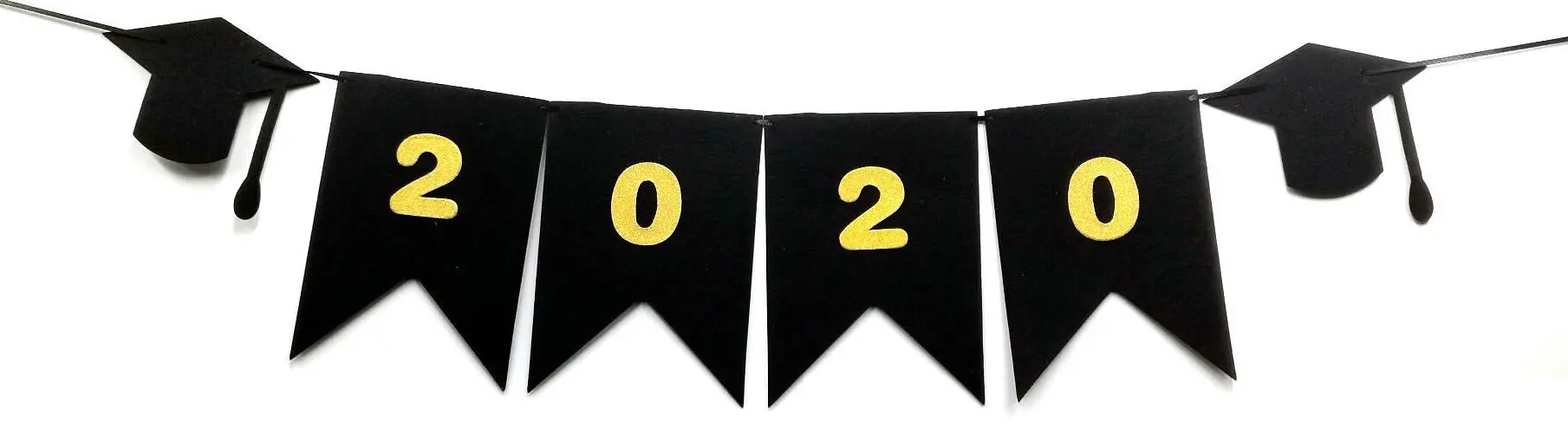 Выпускной вечерние украшения баннер доктор шляпа со звёздами флаг США гирлянда