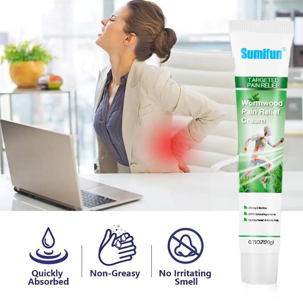 

1Box 40g Wormwood Pain Relief Cream Anti-Inflammation Joint Massage Arthritis Rheumatoid Plaster Ache Ointment Musle A8D7
