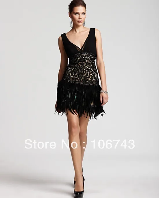 

Бесплатная доставка, новинка 2016, короткое Кружевное платье с бахромой и низкой спинкой, новое коктейльное платье SUE WONG с бисером и перьями в ...