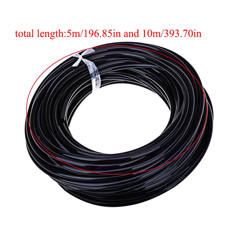 

1 Set Fog Nozzles Irrigation System Portable Misting Automatic Watering 10m Garden Hose Spray Head With 4/7mm Tee And Connector