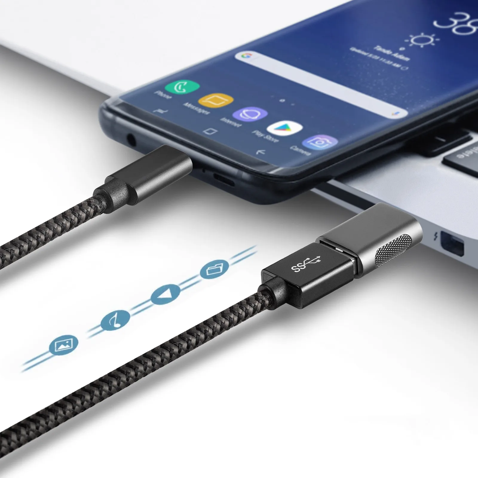 Переходник с USB OTG папа на мама типа C адаптер для кабеля Nexus 5x6p Oneplus 3 2 USB-C зарядное