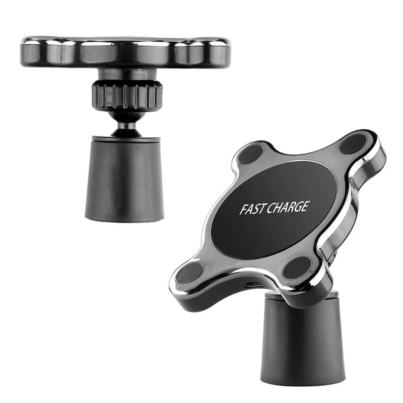 

Magnetic Suction Car Phone holder 10w QI Wireless Charger for iPhone X Samsung S10 S9 S8 car phone power Fast charging