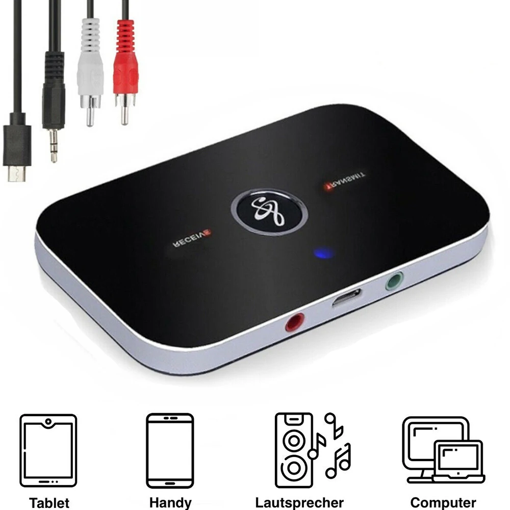 

Приемник-передатчик аудио B6, беспроводной, Bluetooth 5,0, RCA, 3,5 мм